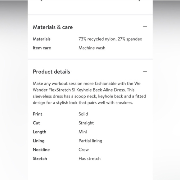 We Wander Flexsteretch SI Keyhole Aline Dress NWT Sized XL - Picture 4 of 11